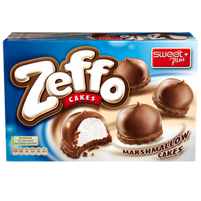 Zeffo Marshmallow Cakes with Cocoa 12x150g dimarkcash&carry