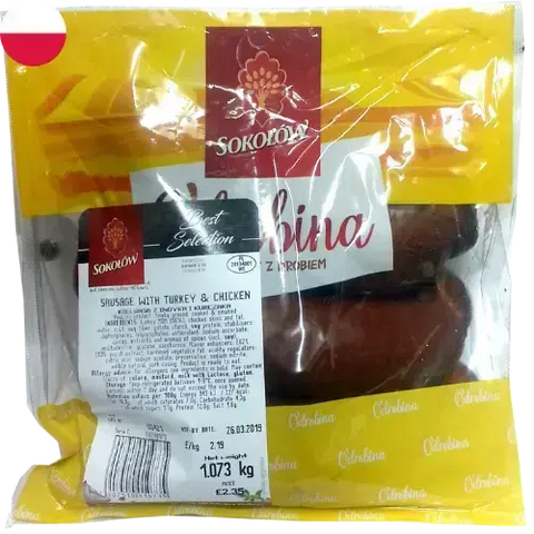 Sokolow Turkey & Chicken Sausage (1 X 1Kg)