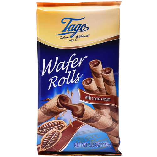 Tago Roll Wafers-choco 12x150g dimarkcash&carry