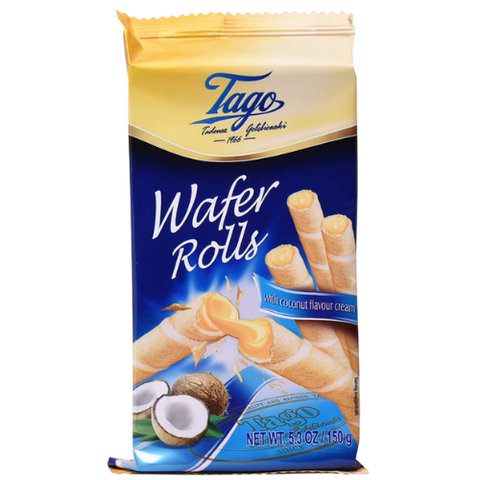 Tago Roll Wafers-coconut 12x150g dimarkcash&carry