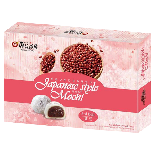 Taiwan Village Red Bean Mochi 12X210G dimarkcash&carry