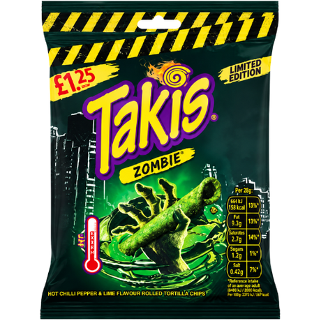 Takis Zombie 21x55g £1.25 PM dimarkcash&carry