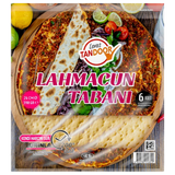 Tandoor Turkish Pizza Base 6unit 26cm (Lahmacun tabani) 18x390g dimarkcash&carry