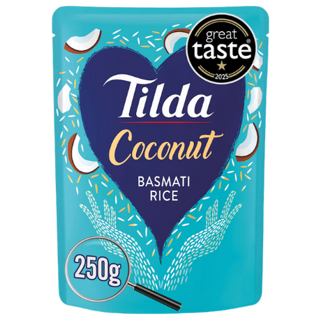 Tilda Coconut Rice 6X250g - PMP - £1.29 dimarkcash&carry