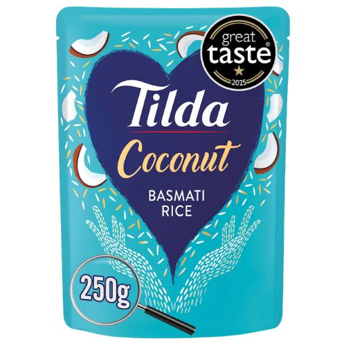 Tilda Coconut Rice 6X250g - PMP - £1.29 dimarkcash&carry