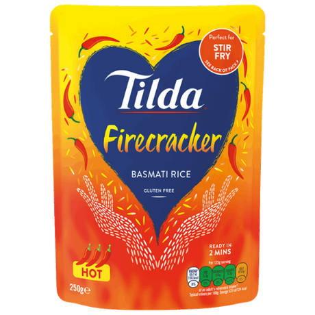 Tilda FireCracker Rice 6X250g - PMP - £1.29 dimarkcash&carry