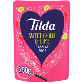 Tilda Sweet Chilli/Lime Rice 6X250g - PMP - £1.29 dimarkcash&carry