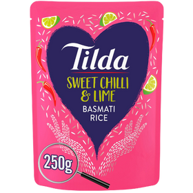 Tilda Sweet Chilli/Lime Rice 6X250g - PMP - £1.29 dimarkcash&carry