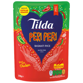 Tilda Peri Peri Rice 6X250g - PMP - £1.29 dimarkcash&carry