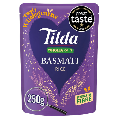 Tilda Basmati/W-Grain 6X250g - PMP - £1.29 dimarkcash&carry