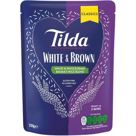 Tilda Basmati/W-Grain 6X250g - PMP - £1.29 dimarkcash&carry