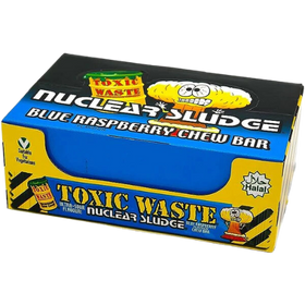 Toxic Waste Blue Raspberry Chew Bars 50X20G dimarkcash&carry