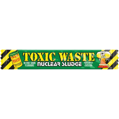 Toxic Waste Sour Apple Chew Bars 50X20G dimarkcash&carry