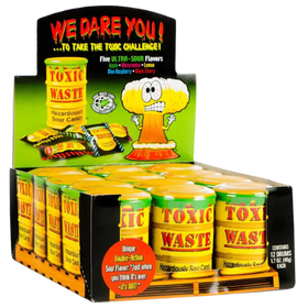 Toxic Waste Yellow Drum 12X42G dimarkcash&carry