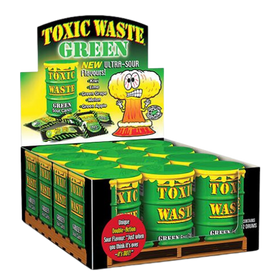 Toxic Waste Green Drum 12X42G dimarkcash&carry