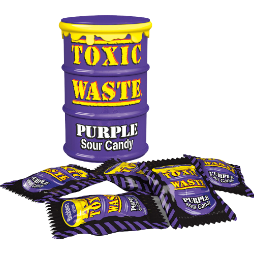 Toxic Waste Purple Drum 12X42G dimarkcash&carry