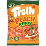 Trolli *Halal* Peach Rings Bag 30x100g dimarkcash&carry