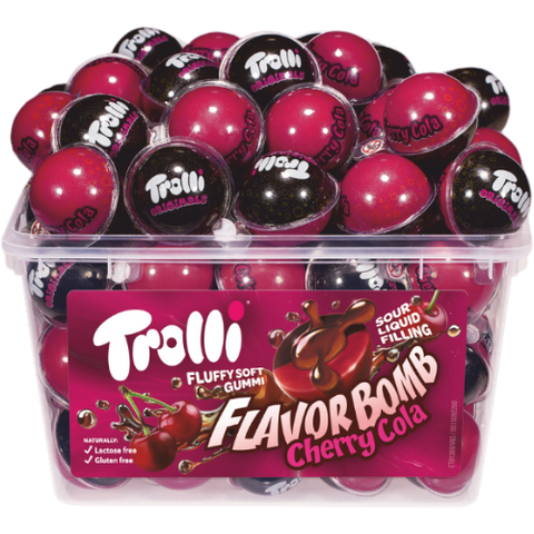Trolli Flavorbomb Cherry Cola Tub 60X20G dimarkcash&carry