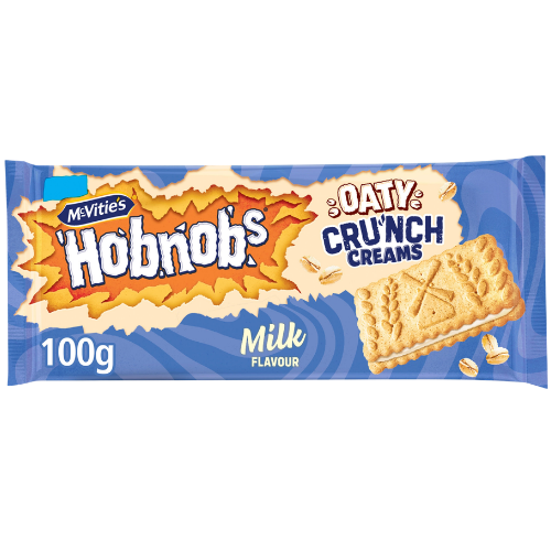 McVities Hobnobs Oaty Milky Biscuit 18x100g dimarkcash&carry