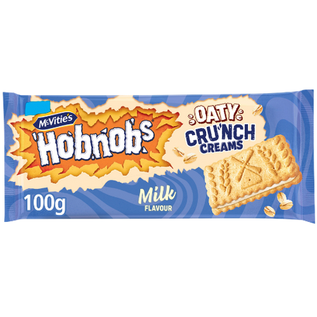 McVities Hobnobs Oaty Milky Biscuit 18x100g dimarkcash&carry