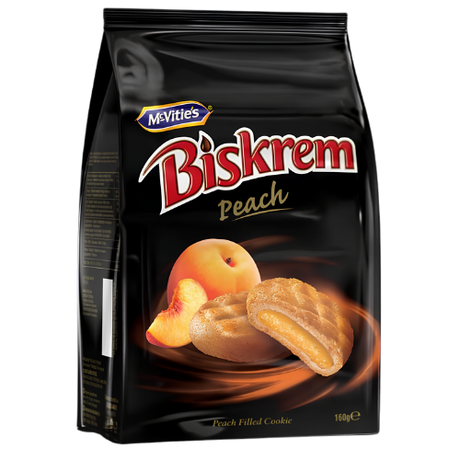 McVities Biskrem Peach Filling 12x160g dimarkcash&carry