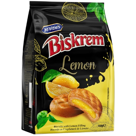 McVities Biskrem Lemon Filling 12x160g dimarkcash&carry