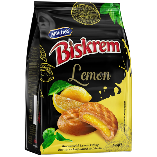McVities Biskrem Lemon Filling 12x160g dimarkcash&carry