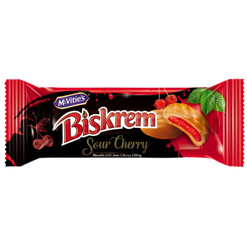 McVities Biskrem Sour Cherry Filling 24x80g dimarkcash&carry