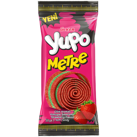 Ulker Yupo Meter Strawberry 12X50g dimarkcash&carry