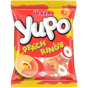 Ulker Yupo Jelly Peach Rings 24X70g dimarkcash&carry