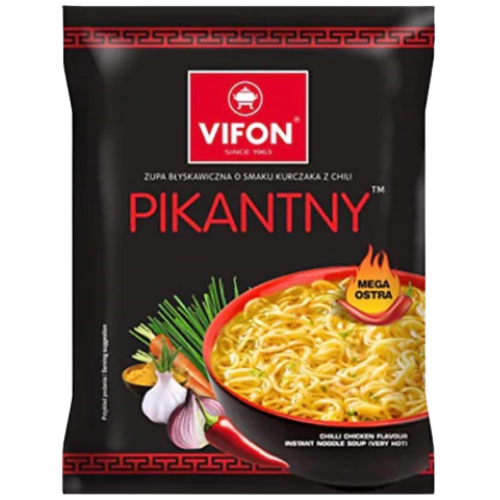 Vifon Noodles Pikanty - Chilli Chicken 22X70G