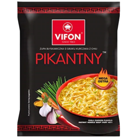 Vifon Noodles Pikanty - Chilli Chicken 22X70G dimarkcash&carry