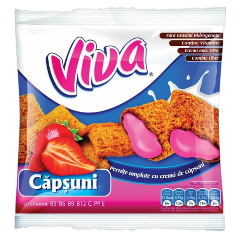 Viva Strawberry Snacks 14X200G dimarkcash&carry