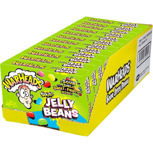 Warheads Theatre Box Jelly Beans 12X113G (4Oz) dimarkcash&carry
