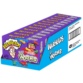 Warheads Theatre Box Lil Worms 12x99g (4oz) dimarkcash&carry