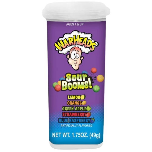 Warheads Sour Booms 18X49G(1.75Oz) dimarkcash&carry