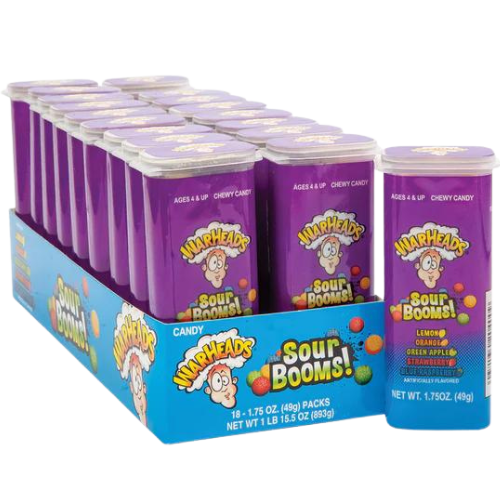 Warheads Sour Booms 18X49G(1.75Oz) dimarkcash&carry