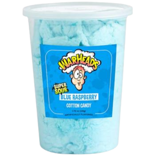Warheads Cotton Candy - Blue Raspberry 12X49G(1.75Oz) dimarkcash&carry