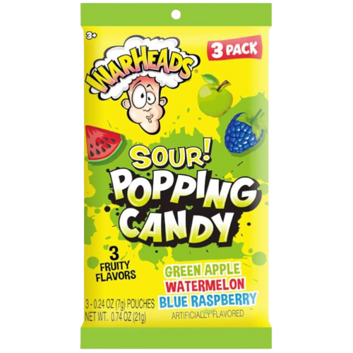 Warheads Sour Popping Candy 12X7G dimarkcash&carry