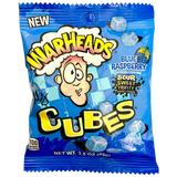 Warheads Cubes Blue Raspberry (Bag) 12X99G (3.5Oz) dimarkcash&carry