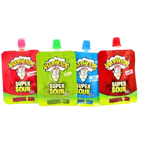 Warheads Super Sour Squeeze Me Gel 32X20G dimarkcash&carry