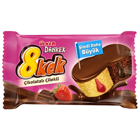 Ulker Dankek 8 Cake *Strawberry* 24x40g dimarkcash&carry