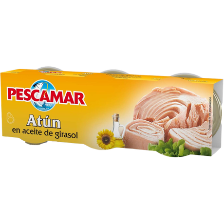 Pescamar Tuna in Sunflower Oil (80G X 3) X 32 dimarkcash&carry