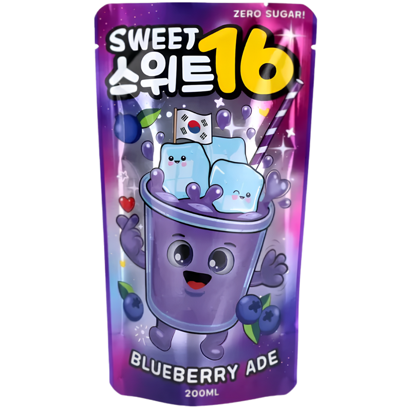 Sweet16 Blueberry 10X200ml dimarkcash&carry