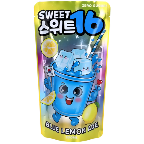 Sweet16 Blue Lemon 10X200ml dimarkcash&carry