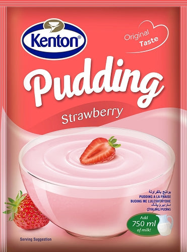 Kenton Pudding Strawberry 89p PM 12x125g dimarkcash&carry