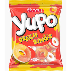 Ulker Yupo Jelly Peach Rings 24X70g dimarkcash&carry