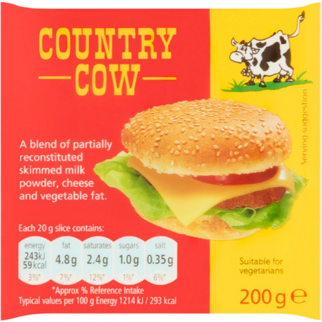Country Cow Cheese 24x200g dimarkcash&carry