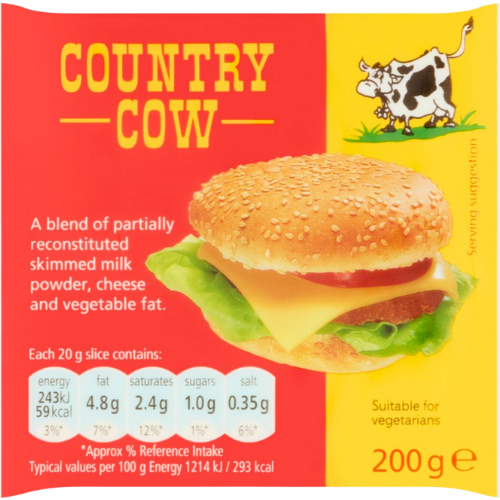 Country Cow Cheese 24x200g dimarkcash&carry
