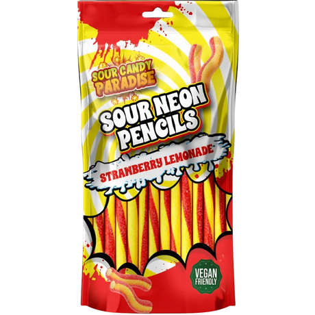 Neon Pencils Sour Strawberry Lemonade 12X130g dimarkcash&carry
